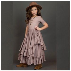 Joyfolie girls Cedrica Dress
Ivory Gray- Size 10, NWT